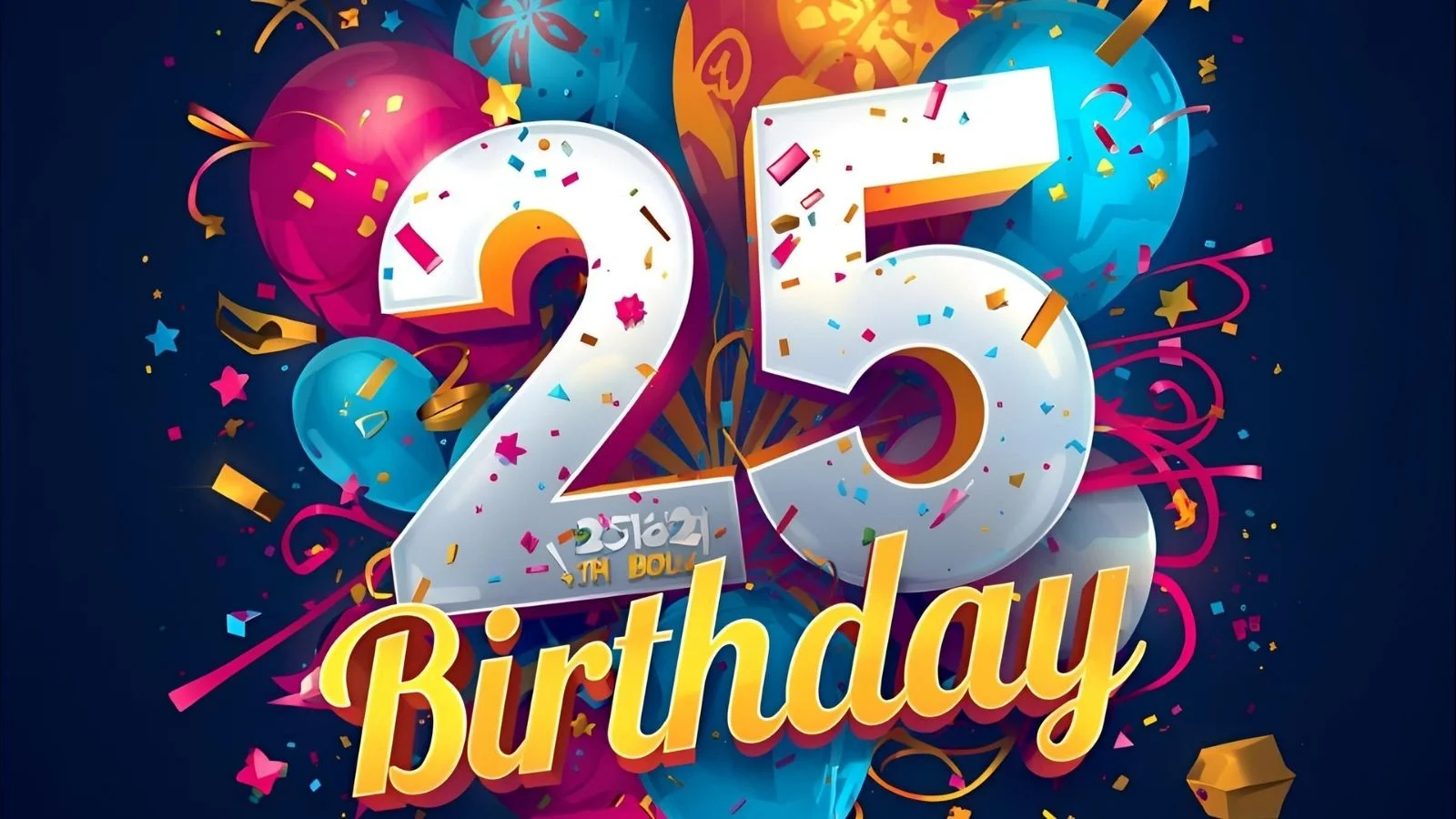 25th birthday captions